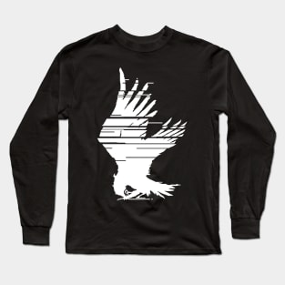 Raven ACVI Emblem for 621 - White Version Long Sleeve T-Shirt